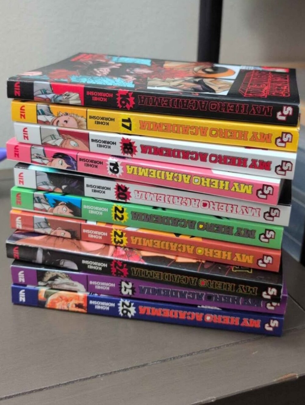 Viz Media My Hero Academia Manga Volumes 16-20, 22-26